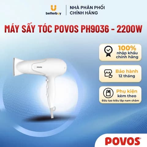 So sánh giá Máy sấy tóc 1200W POVOS PH1920 rẻ nhất? - Ảnh 12