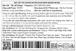 So sánh giá Máy sấy tóc 1200W POVOS PH1920 - Tìm sản phẩm giá rẻ nhất - Ảnh 16