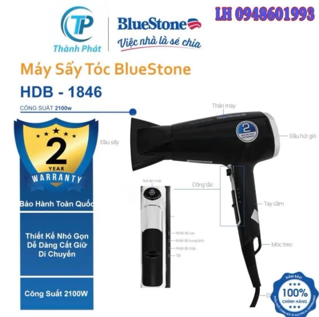 So sánh giá Máy sấy tóc BlueStone HDB-1846 rẻ nhất? - Ảnh 12