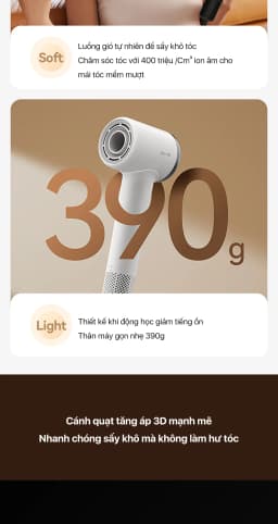 So sánh giá Máy sấy tóc Deerma DEM-CF50W - Tìm sản phẩm giá rẻ nhất - Ảnh 17
