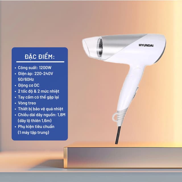Top 1 so sánh giá Máy sấy tóc Hyundai HC-123-WH - Tìm sản phẩm giá rẻ nhất - Ảnh 2