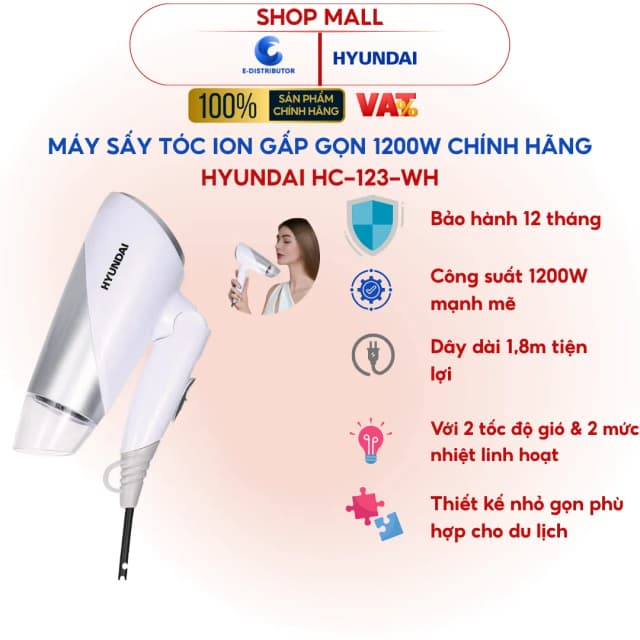 Top 1 so sánh giá Máy sấy tóc Hyundai HC-123-WH - Tìm sản phẩm giá rẻ nhất - Ảnh 10