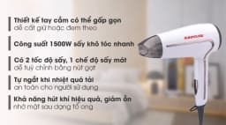 Máy sấy tóc Sunhouse SHD2308W - Giá rẻ nhất hôm nay - Ảnh 17