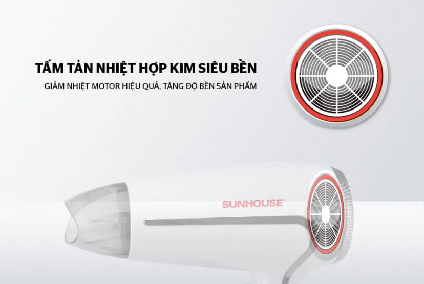 Máy sấy tóc Sunhouse SHD2308W - Giá rẻ nhất hôm nay - Ảnh 6