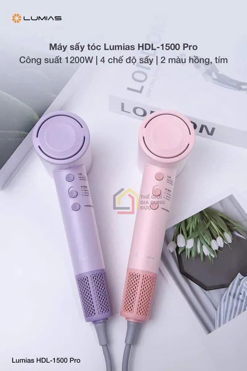 So sánh giá Máy sấy tóc tốc độ cao LUMIAS HDL-1500 PRO Hồng - Tìm sản phẩm giá rẻ nhất - Ảnh 16