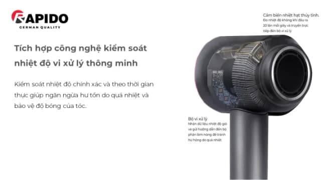 Top 1 so sánh giá Máy sấy tóc tốc độ cao Rapido RHD-1400LM - Tìm sản phẩm giá rẻ nhất - Ảnh 9