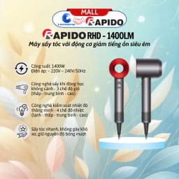 Máy sấy tóc tốc độ cao Rapido RHD-1400LM2