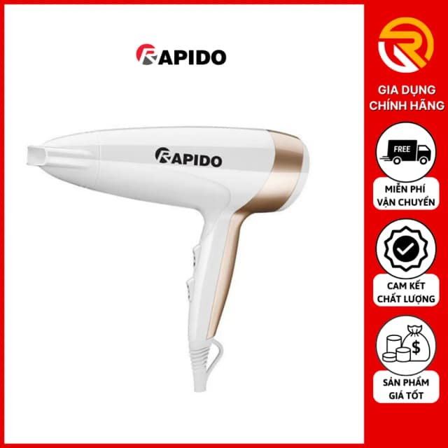 Top 1 so sánh giá Máy sấy tóc tốc độ cao Rapido RHD-1400LM2 - Tìm sản phẩm giá rẻ nhất - Ảnh 6