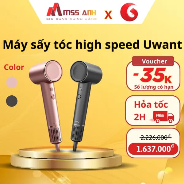 So sánh giá Máy sấy tóc tốc độ cao Uwant H100 Hồng rẻ nhất? - Ảnh 17