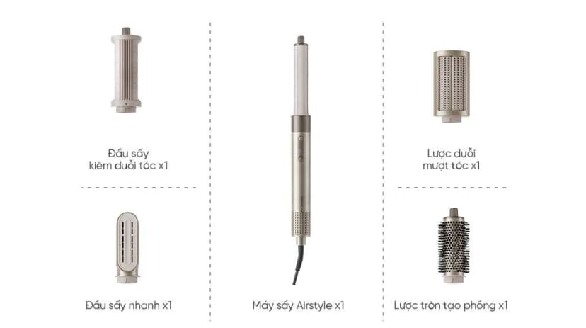 So sánh giá Máy sấy tóc và tạo kiểu đa năng Dreame AirStyle AMF17A - Tìm sản phẩm giá rẻ nhất - Ảnh 13