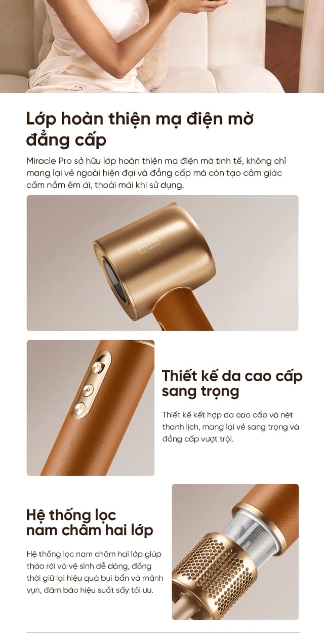So sánh giá Máy sấy tóc và tạo kiểu đa năng Dreame Hair Miracle Pro AHX30 rẻ nhất? - Ảnh 7