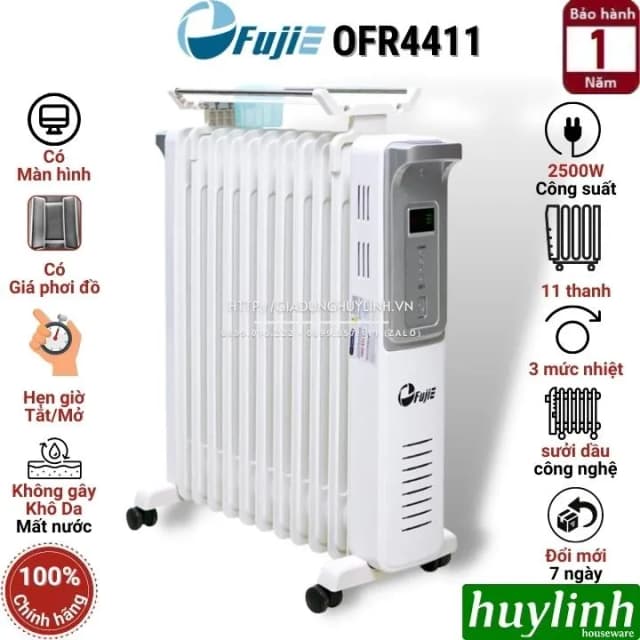 So sánh giá Máy sưởi dầu FujiE OFR4411 rẻ nhất? - Ảnh 6