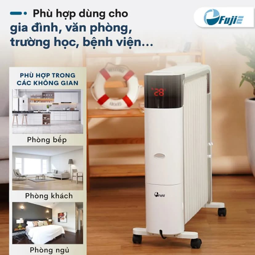 So sánh giá Máy sưởi dầu FujiE OFR7813 - Tìm sản phẩm giá rẻ nhất - Ảnh 18