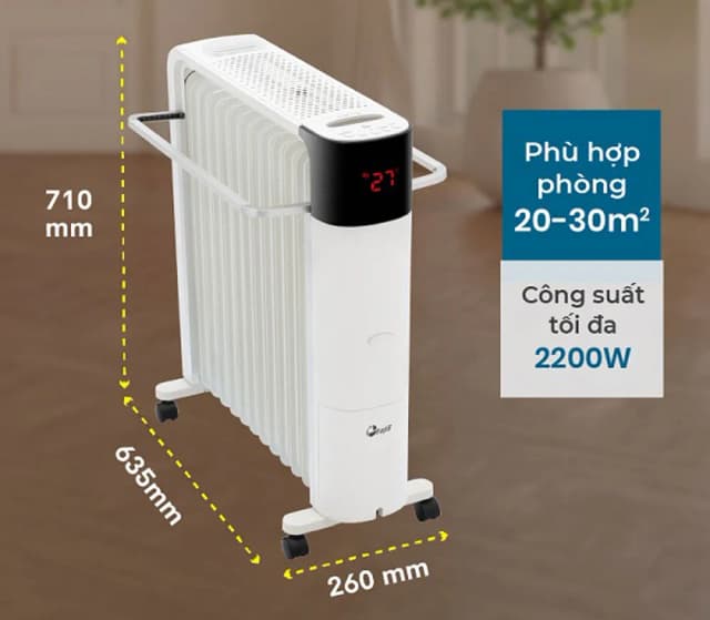 So sánh giá Máy sưởi dầu FujiE OFR7813 rẻ nhất? - Ảnh 9