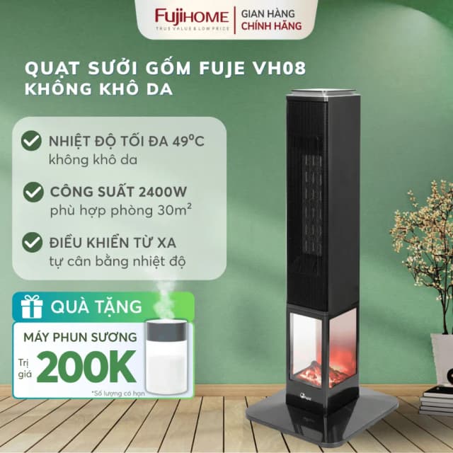 So sánh giá Máy sưởi gốm FujiE VH08 rẻ nhất? - Ảnh 14