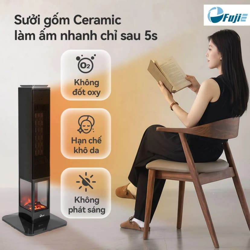 So sánh giá Máy sưởi gốm FujiE VH08 - Tìm sản phẩm giá rẻ nhất - Ảnh 9