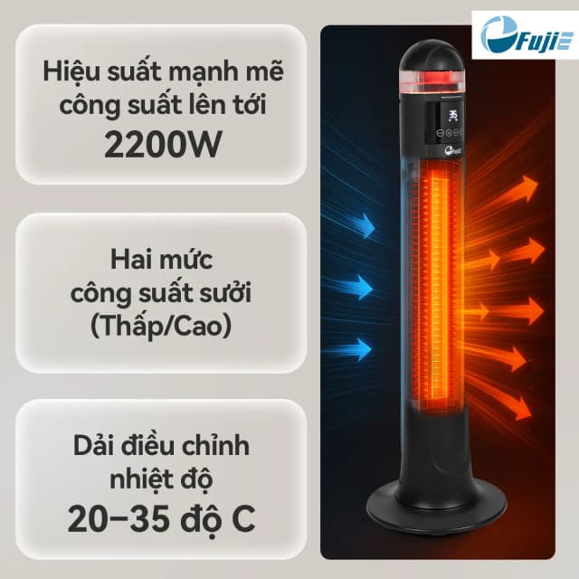 So sánh giá Máy sưởi gốm FujiE VH221 rẻ nhất? - Ảnh 6