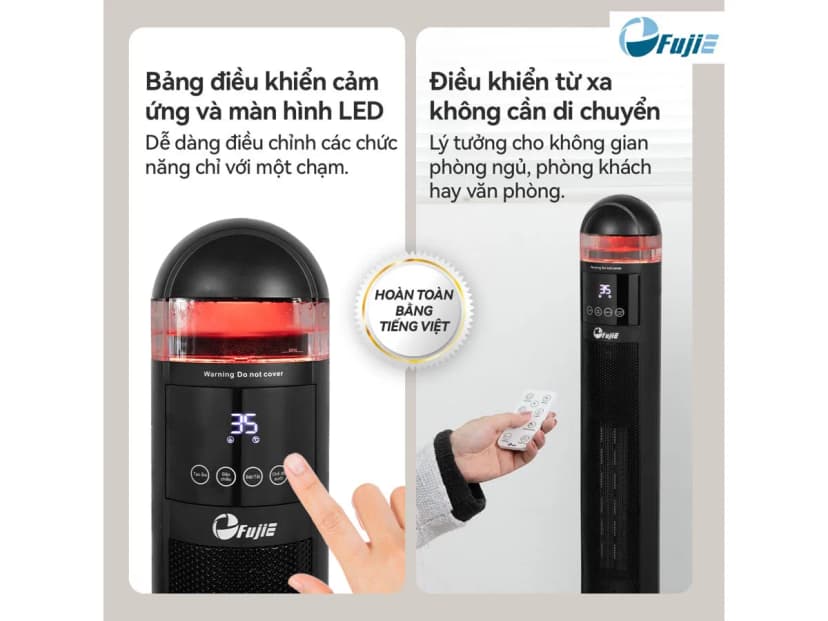 So sánh giá Máy sưởi gốm FujiE VH221 - Tìm sản phẩm giá rẻ nhất - Ảnh 8