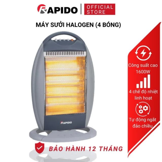 So sánh giá Máy sưởi Halogen Rapido RHH-1600M rẻ nhất? - Ảnh 13