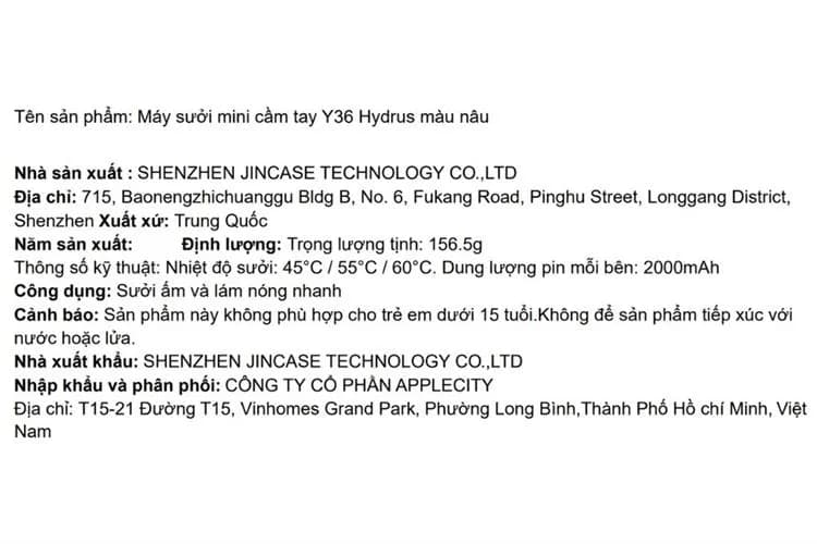 So sánh giá Máy sưởi mini cầm tay Hydrus Y36 - Tìm sản phẩm giá rẻ nhất - Ảnh 2
