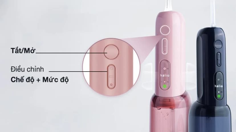 Máy tăm nước Halio UltraClean Express Hydro Floss Muted Rose - Giá rẻ nhất hôm nay - Ảnh 5