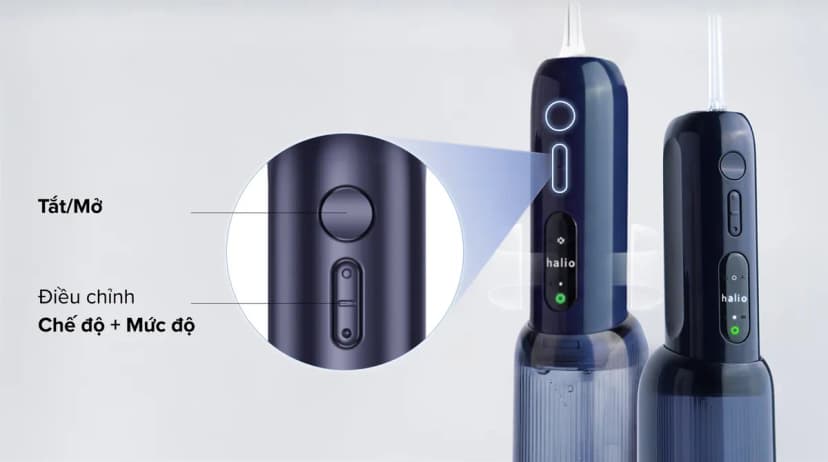 Máy tăm nước Halio UltraClean Express Hydro Floss Ocean Blue - Giá rẻ nhất hôm nay - Ảnh 4