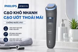 Máy cạo râu ướt và khô Philips BT3617/15 - Giá rẻ nhất hôm nay - Ảnh 3