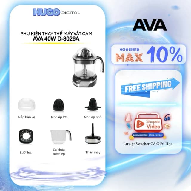 So sánh giá Máy vắt cam AVA 40W D-8005A rẻ nhất? - Ảnh 16