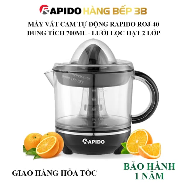 So sánh giá Máy vắt cam Rapido ROJ-40C rẻ nhất? - Ảnh 8