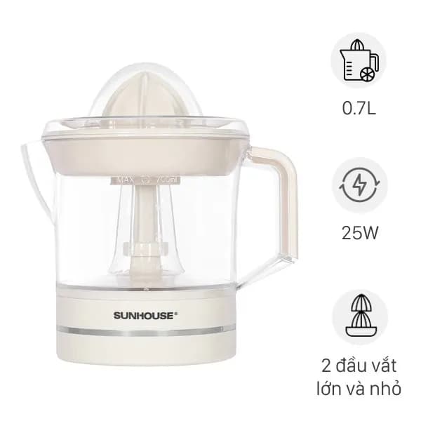 So sánh giá Máy vắt cam Sunhouse 25W SHD5510 rẻ nhất? - Ảnh 2
