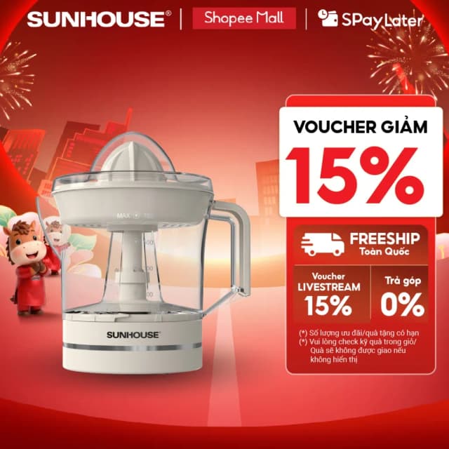So sánh giá Máy vắt cam Sunhouse 25W SHD5510 rẻ nhất? - Ảnh 15