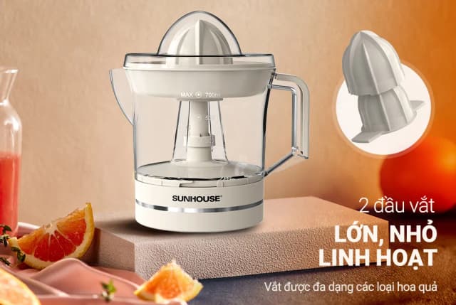 So sánh giá Máy vắt cam Sunhouse 25W SHD5510 rẻ nhất? - Ảnh 5
