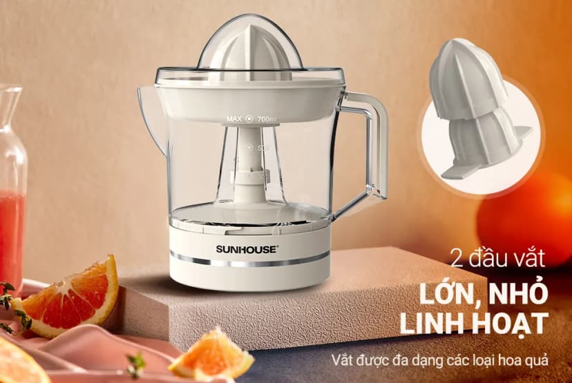 So sánh giá Máy vắt cam Sunhouse 25W SHD5510 - Tìm sản phẩm giá rẻ nhất - Ảnh 5