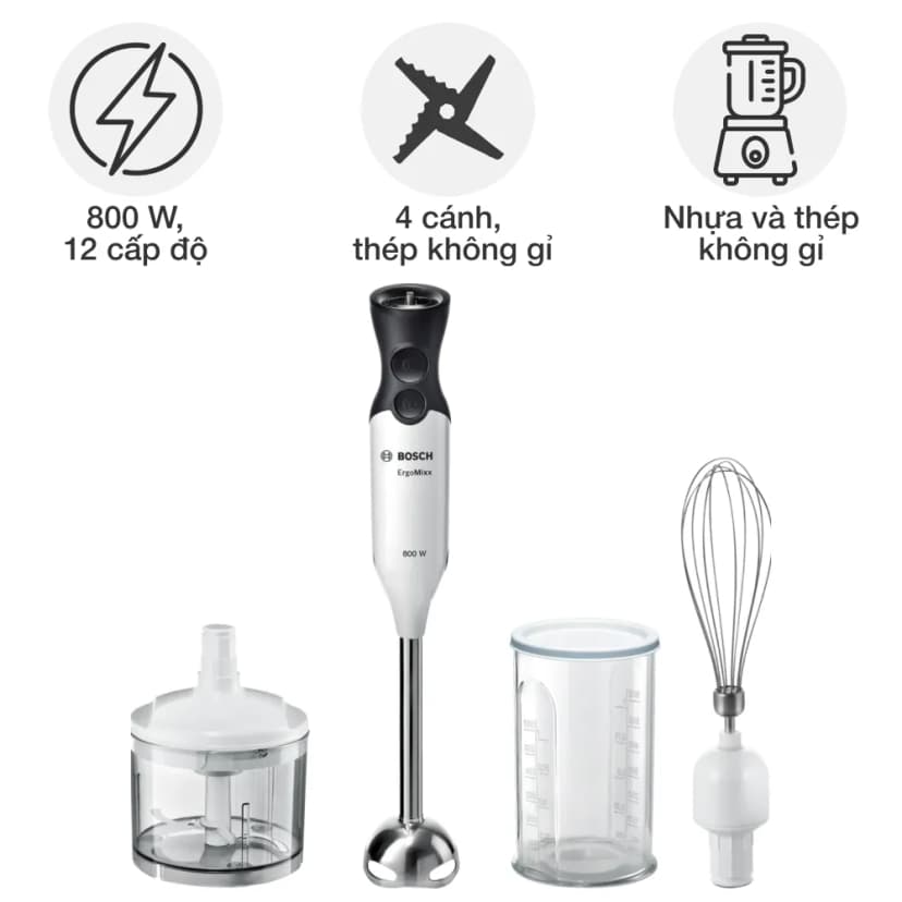 So sánh giá Máy xay cầm tay Bosch MS6CA4150G - Tìm sản phẩm giá rẻ nhất - Ảnh 7