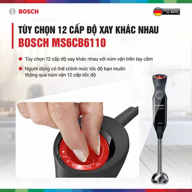 Top 1 so sánh giá Máy xay cầm tay Bosch MS6CB6110 - Tìm sản phẩm giá rẻ nhất - Ảnh 11