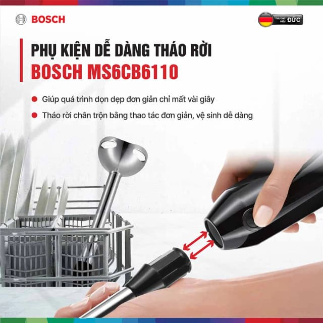 Top 1 so sánh giá Máy xay cầm tay Bosch MS6CB6110 - Tìm sản phẩm giá rẻ nhất - Ảnh 18
