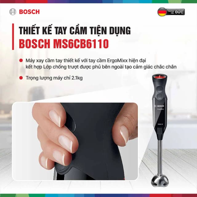 Top 1 so sánh giá Máy xay cầm tay Bosch MS6CB6110 - Tìm sản phẩm giá rẻ nhất - Ảnh 10