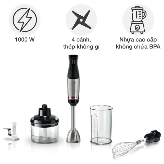 So sánh giá Máy xay cầm tay Bosch MSM6M622 rẻ nhất? - Ảnh 8