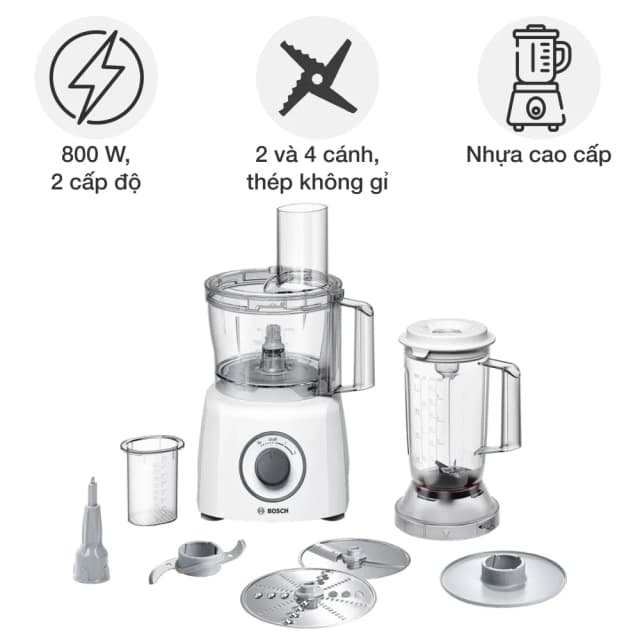 So sánh giá Máy xay đa năng Bosch MCM3200W rẻ nhất? - Ảnh 7
