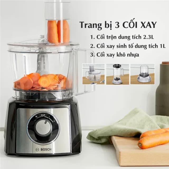 So sánh giá Máy xay đa năng Bosch MCM3501M rẻ nhất? - Ảnh 4