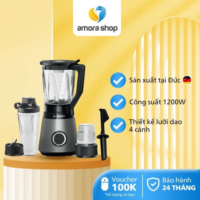 So sánh giá Máy xay sinh tố Bosch MMB6177S rẻ nhất? - Ảnh 10