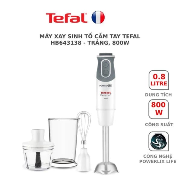 Top 1 so sánh giá Máy xay sinh tố cầm tay Tefal BL1C0230 - Tìm sản phẩm giá rẻ nhất - Ảnh 12