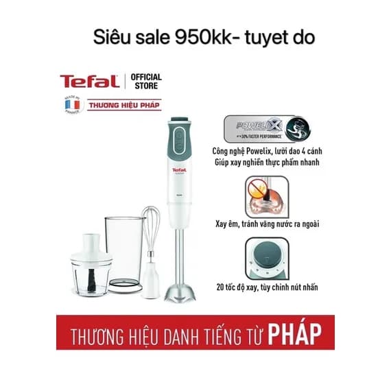 Top 1 so sánh giá Máy xay sinh tố cầm tay Tefal BL1C0230 - Tìm sản phẩm giá rẻ nhất - Ảnh 30