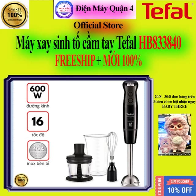 Top 1 so sánh giá Máy xay sinh tố cầm tay Tefal BL1C0230 - Tìm sản phẩm giá rẻ nhất - Ảnh 37
