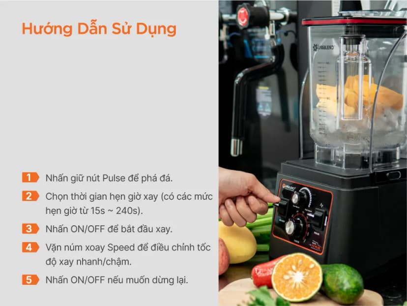 So sánh giá Máy xay sinh tố công nghiệp Sunhouse SHD5380 - Tìm sản phẩm giá rẻ nhất - Ảnh 6