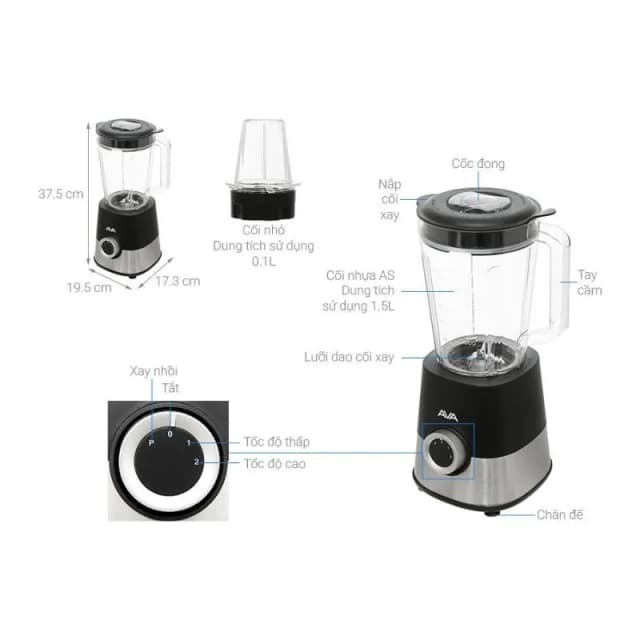 So sánh giá Máy xay sinh tố đa năng AVA BL828 rẻ nhất? - Ảnh 7