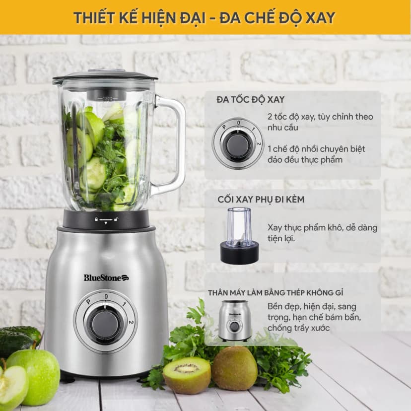 So sánh giá Máy xay sinh tố đa năng Bluestone BLB-5308 - 2 cối - Tìm sản phẩm giá rẻ nhất - Ảnh 12