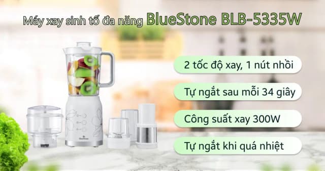 Top 1 so sánh giá Máy xay sinh tố đa năng Bluestone BLB-5323 - 2 cối - Tìm sản phẩm giá rẻ nhất - Ảnh 15
