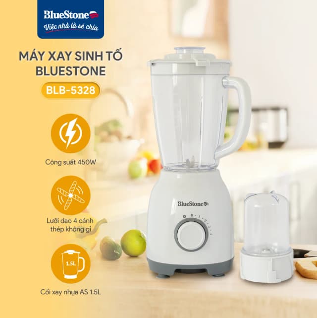 Top 1 so sánh giá Máy xay sinh tố đa năng Bluestone BLB-5323 - 2 cối - Tìm sản phẩm giá rẻ nhất - Ảnh 6