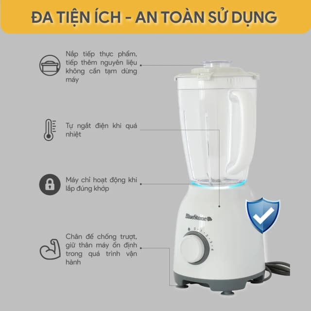 So sánh giá Máy xay sinh tố đa năng BlueStone BLB-5328 rẻ nhất? - Ảnh 6